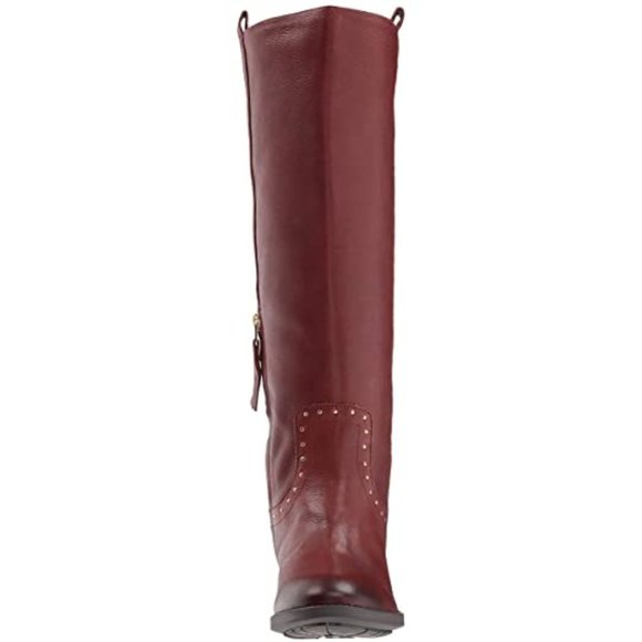 SAM EDELMAN Leather “Prina” Red Riding Boots NEW - Picture 7 of 7